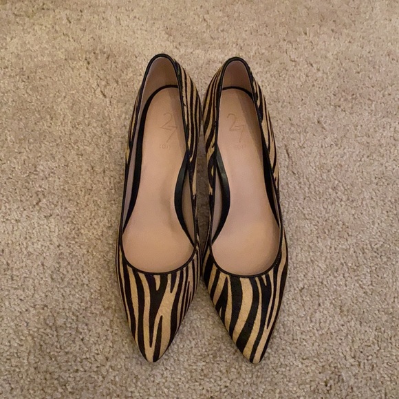 NATURALIZER 27 edit Nude Zebra SZ 7 1/2 - Picture 2 of 7
